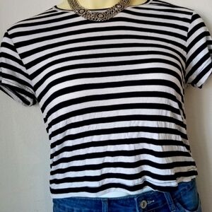 Striped crop top
